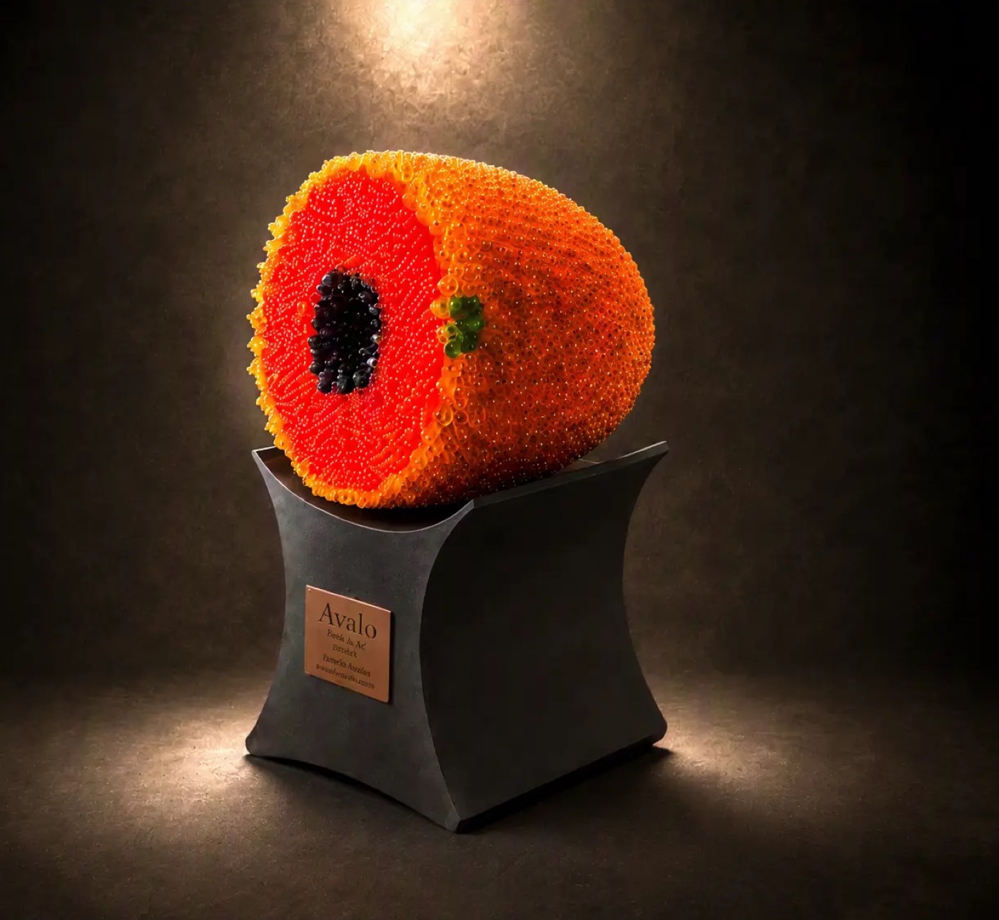 Estudio Papaya, escultura Fruits&Art